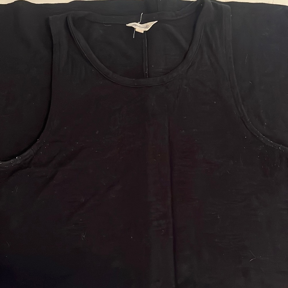 Black Madewell shirt dress